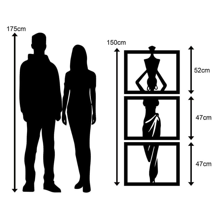 African Lady With Pot Set