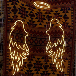 Wings Neon Sign,Personlized Led Neon Sign for Bachelor Party decor, Wall decor gift for birthday gift game room decor from NeonArtist