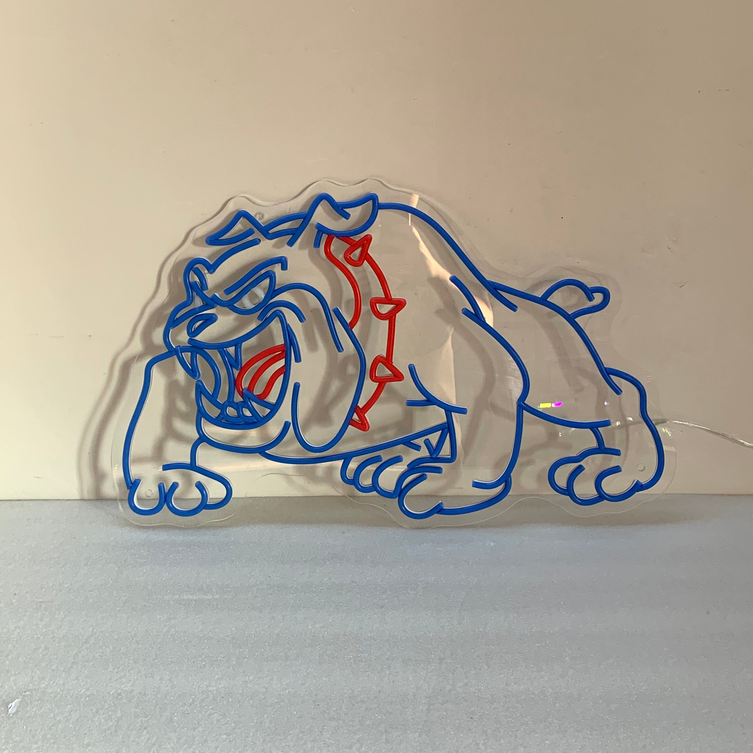 Bulldog Neon Light, Neon Sign Light Decor, Bulldog Bedroom Neon Sign, Bedroom Neon Lights, Home Neon Light, Animal Neon Sign Wall Decoration