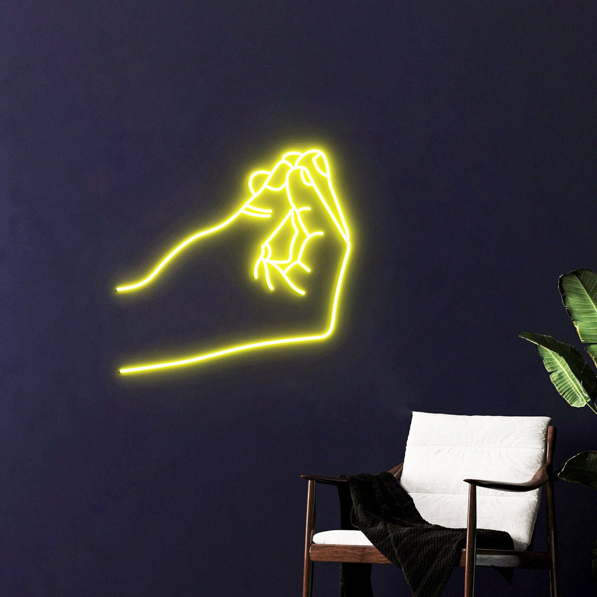 Italian Hand Gesture, Neon Light Signs, Gesto Italiano, Italian Slang, Italian Hand Wall Decor Art