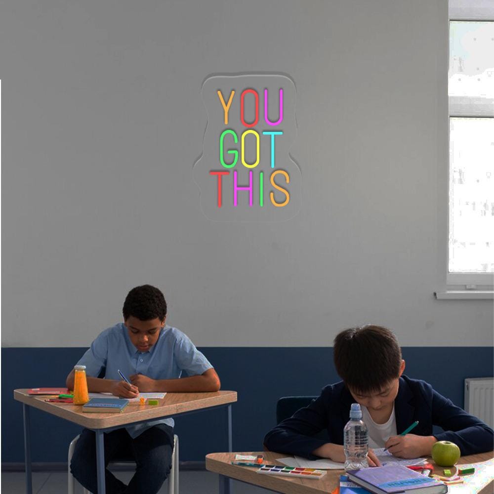 Teacher Neon, You Got This, Funny Teacher Neon, Teacher Neon Sign, Retro Teacher Neon, Kindergarten Teacher Neon, Preschool Teacher Gifts