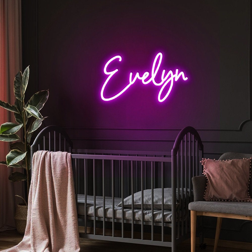 Neon Sign Teenage Girl Gifts, Neon Name Sign, Nursery Name Sign, Room Decor For Teens, Neon Light Gift For Kids, Mother’s Day Gifts.