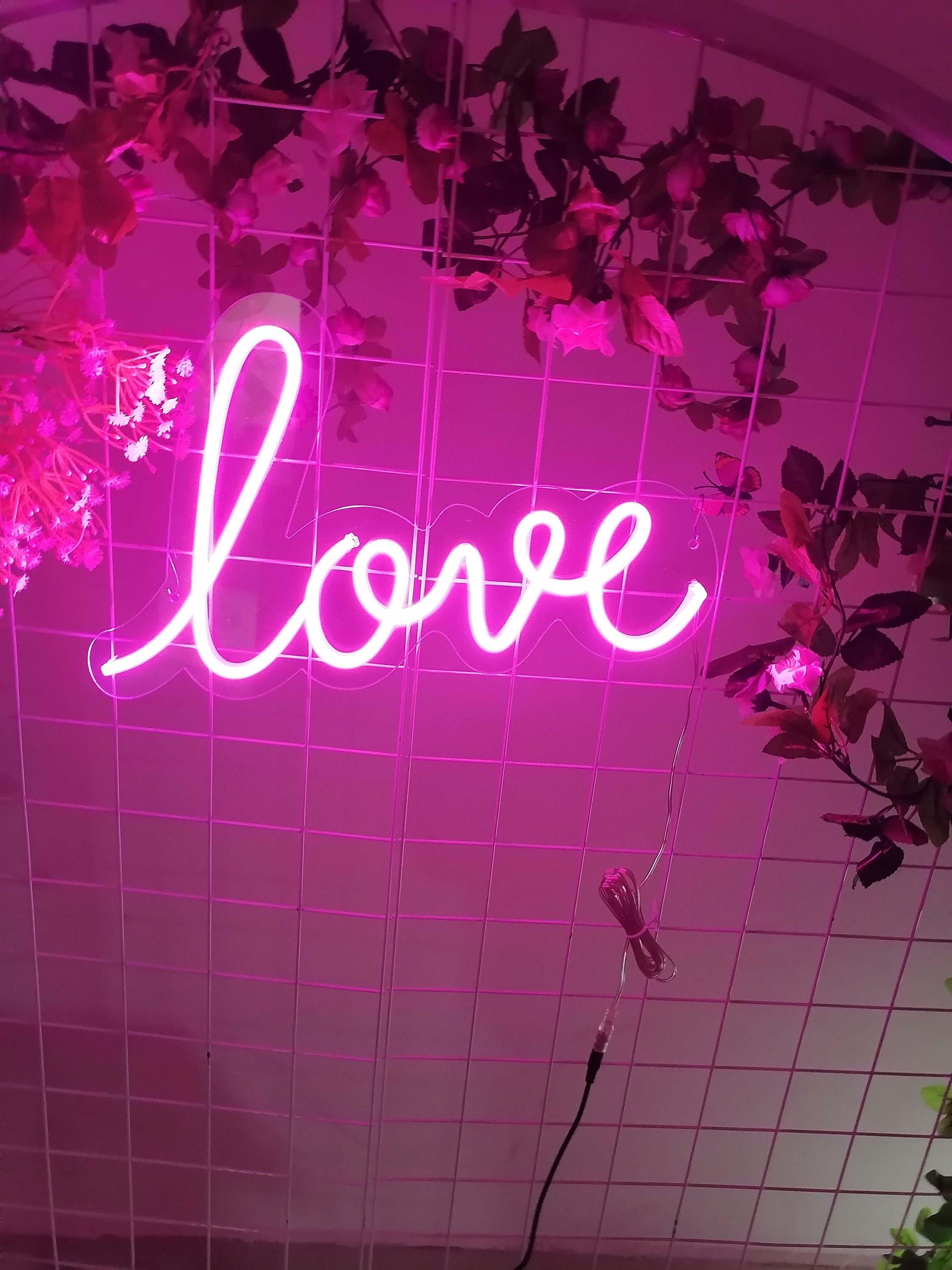 Neon signs lighting love bar wedding decoration room wall Personalized custom