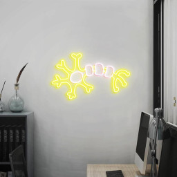Neuro Neon Sign, Neuron Art for Medical Office Decor, Neuro Shaped Wall Decor, Cute Gifts for Neurology Graduation, Nursing Student Gifts