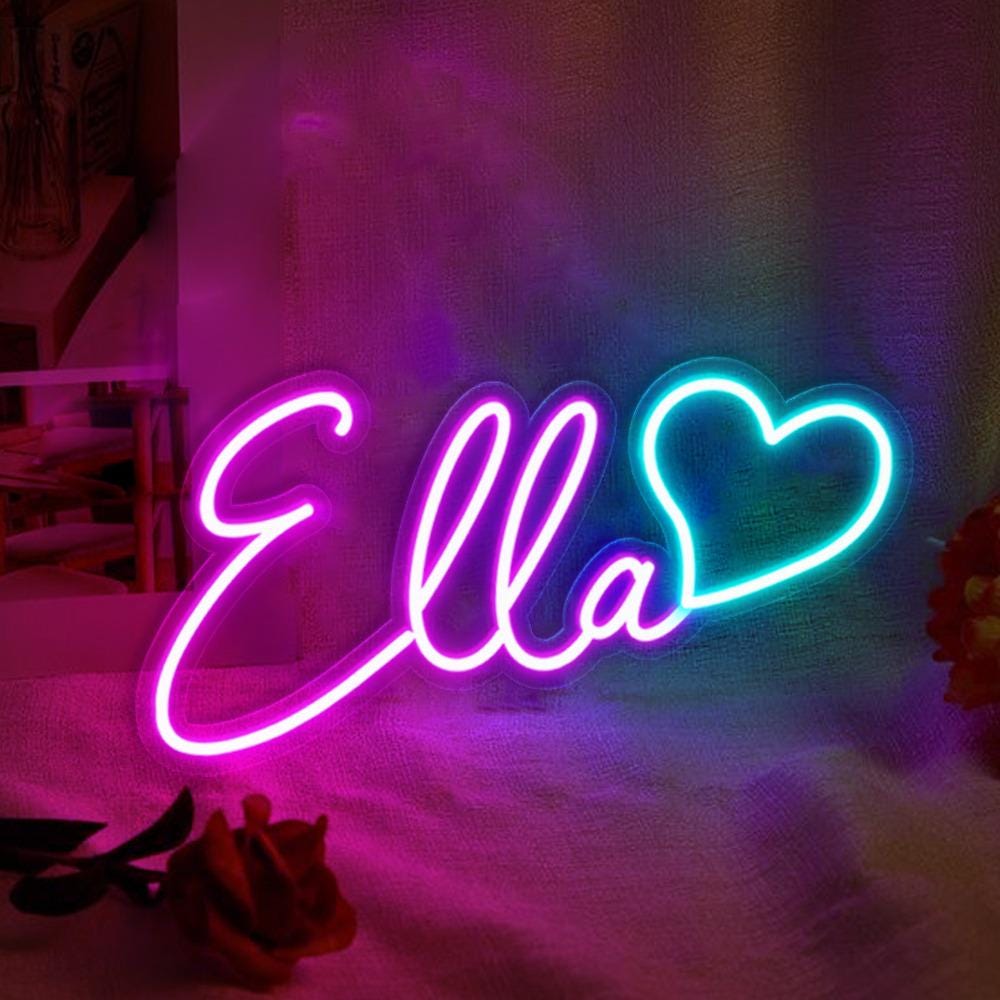 Custom Neon Name Sign, Teenage Girl Gifts, Nursery Name Sign, Neon Light, LED Name Sing, Dorm Decor For College, Personalized Neon Gifts