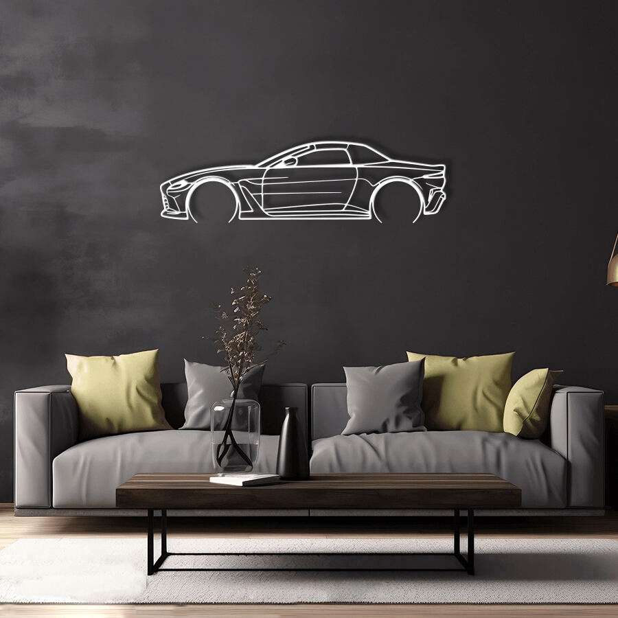 Aston Martin Vantage Roadster Raised Steel Wall Art