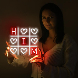 Love Him And Love Her Xoxo Couple Neon, Valentine's Day For Women And Men Neon, Couple Neon for Women, Valentine's Day Gifts, Valentines Day