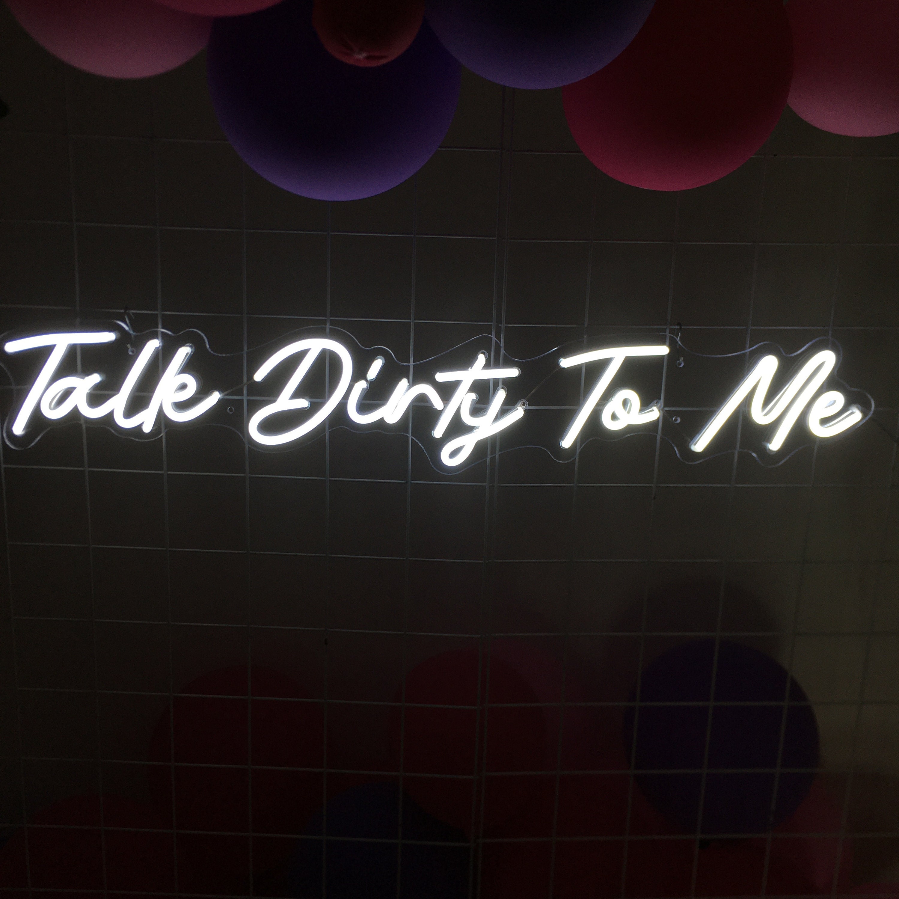 Neon Signs Bar Light talk Dirty to me Mub Decor Room Wall Decor Neon Mural LED Personalized Custom