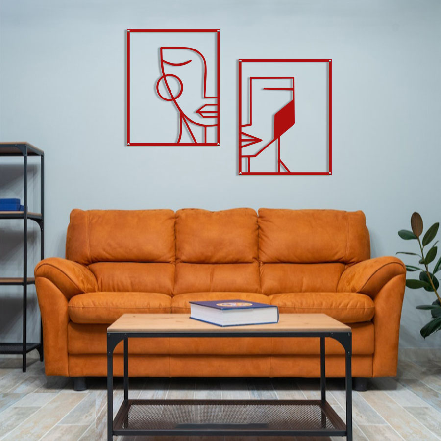 Abstract Faces Double Set