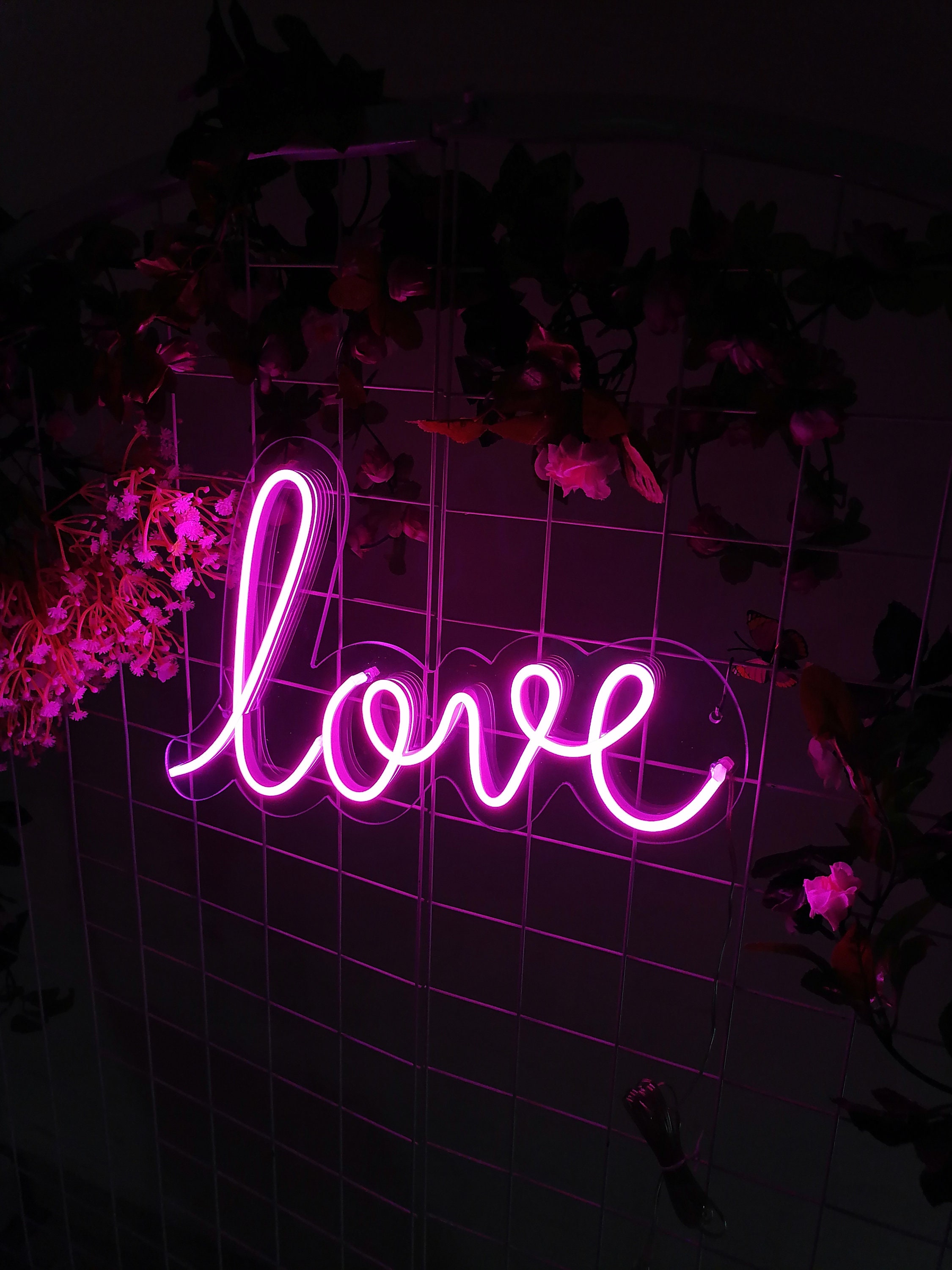 Neon signs lighting love bar wedding decoration room wall Personalized custom