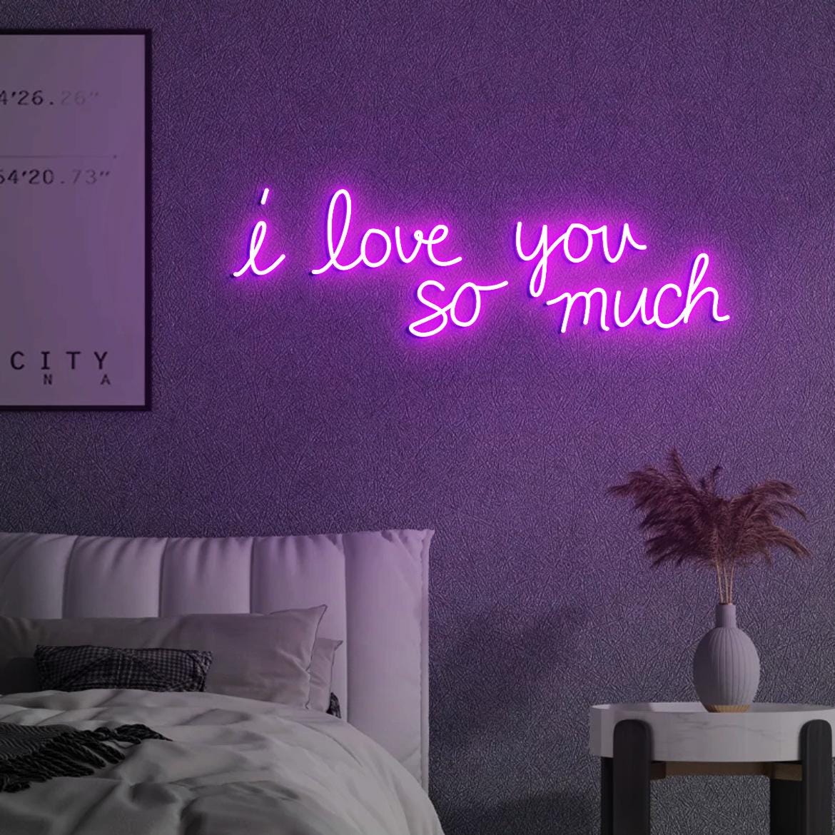 Austin I love you so much Neon Sign, Texas Wedding Backdrop Decor, Austin Wedding Reception, Gift for Wedding in Austin