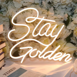 Neon Sign Custom Stay Golden Neon Sign Light Wedding For Reception Neon Sign Bedroom Wall Decor led Neon Name Sign Arcade Neon Sign