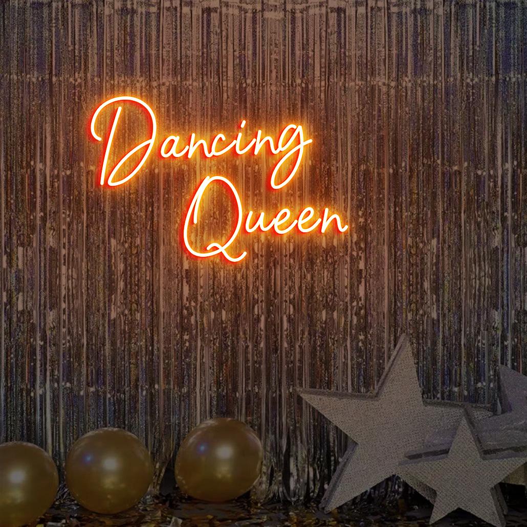 Dancing Queen Sign Neon Light, Dancing Party Backdrop Decor, Disco Theme Party Led Sign, Disco Birthday Party Neon Light, Party Decorations