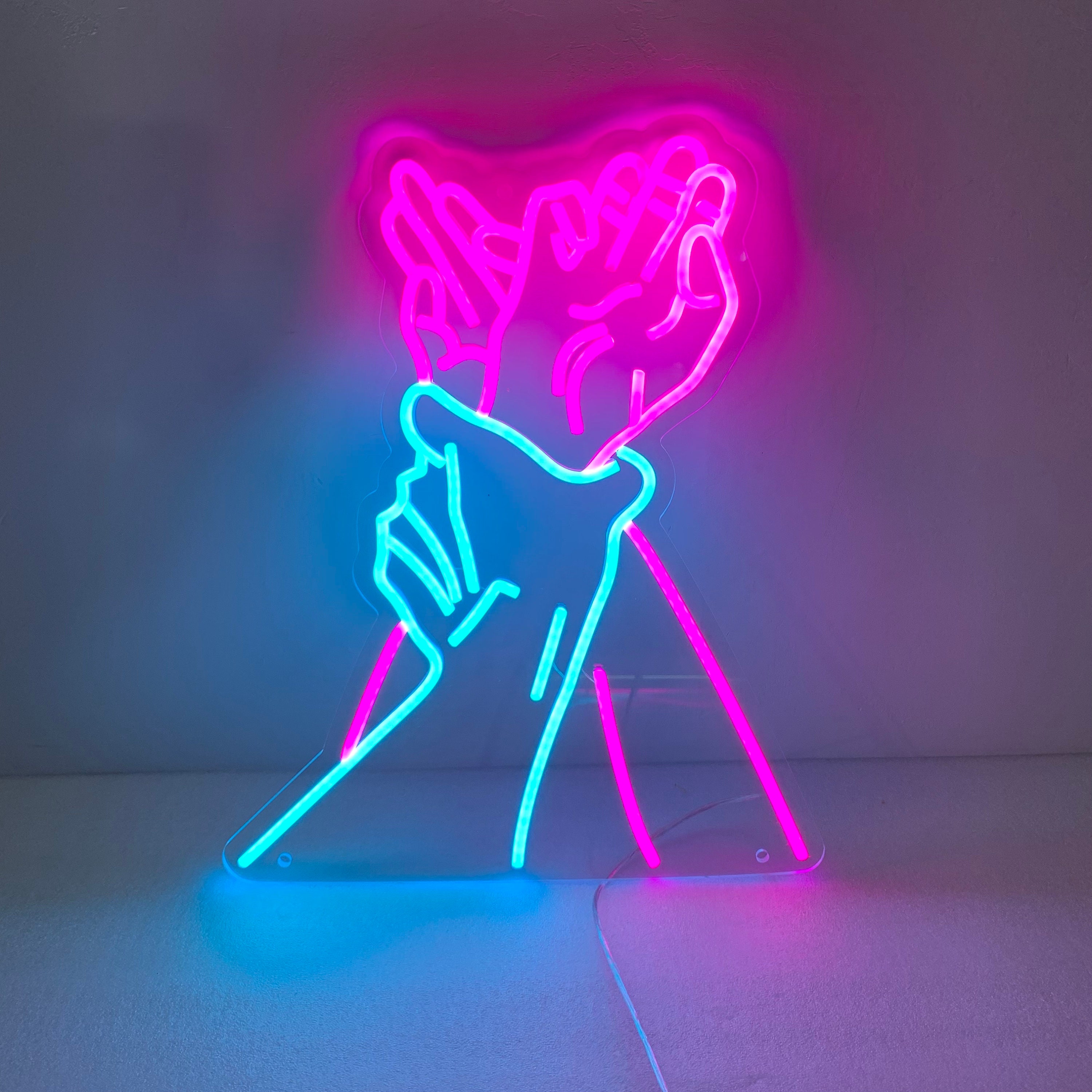 Holding Hands Neon Sign, Sexy Couple Wall Art, Custom Bond Hands Led Sign, Sensual Wall Art