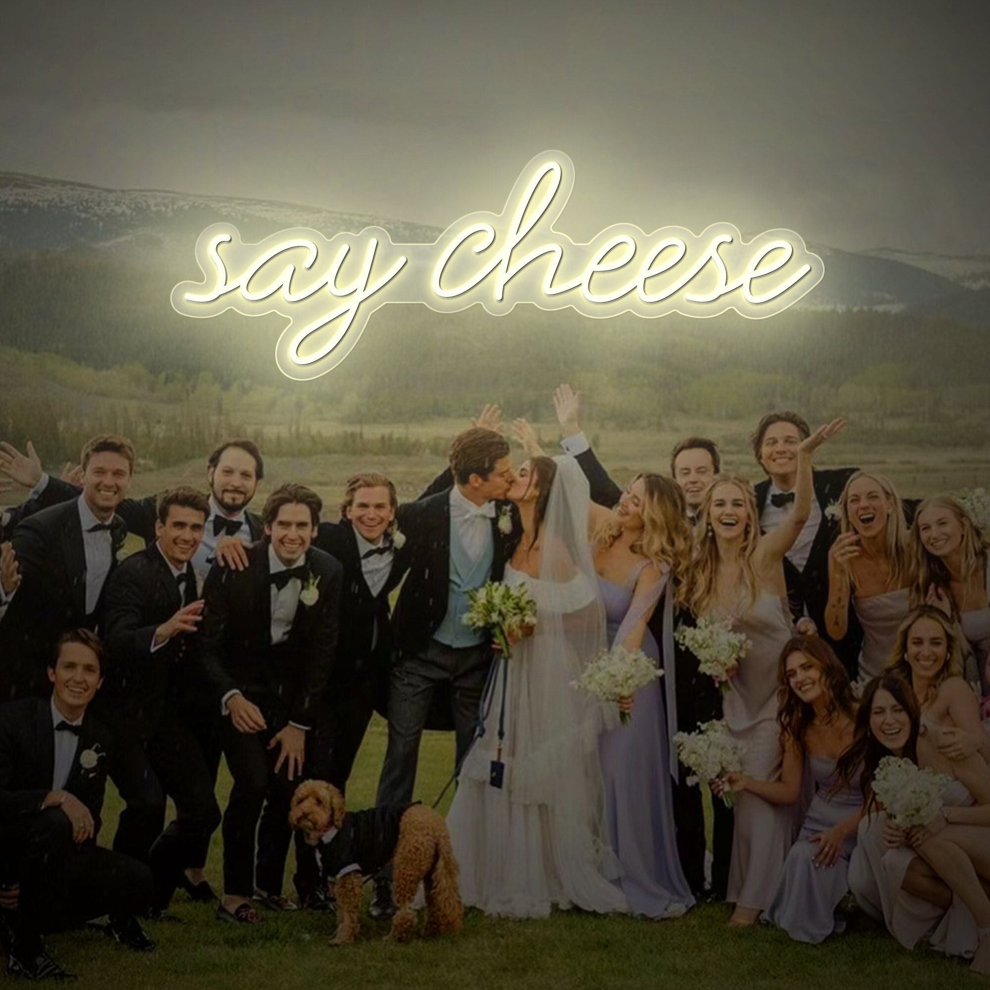 Say Cheese Neon Sign| Say Cheese Lignt Up| Party Neon Sign|LED Sign For Home Decor|Say Cheese Led Neon Sign|Room Wall Decor|Cheese Led Sign