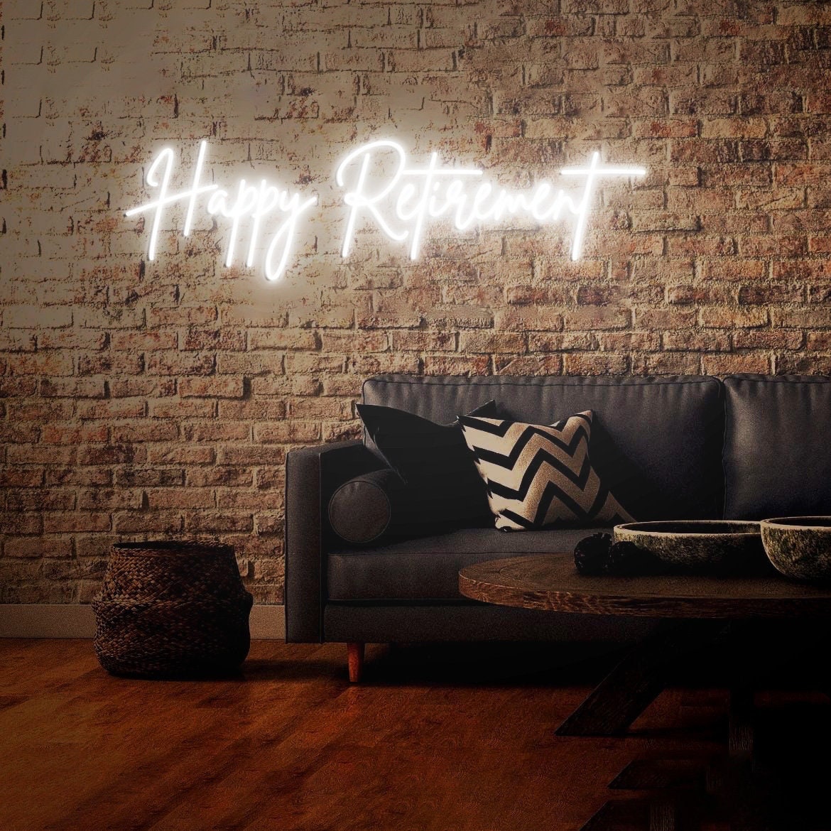 Happy Retirement Neon Sign, Happy Retirement Sign, Retirement Event Decor, Retirement Celebration Office Party Backdrop, Retirement Decor