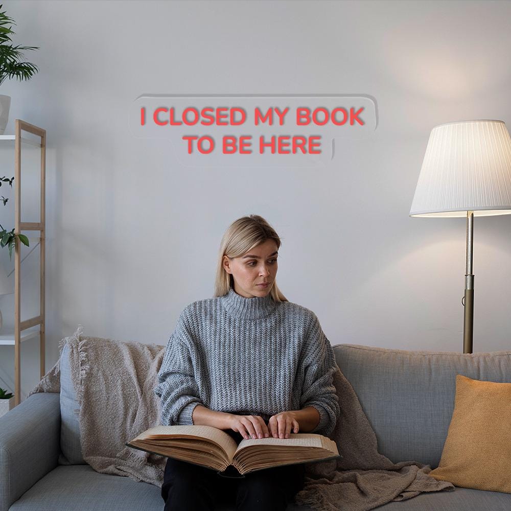 Bookworm Neon Sign, Book Neon Sign Gift, Bookish Neon, Book Club Neon, Bookworm Neon, Book Club Gift, Book Lover, Book Neon, Education Gifts