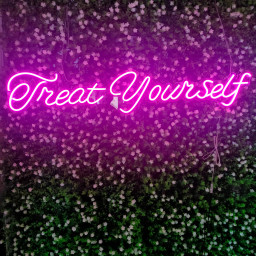 Treat Yourself Neon Signs Custom Led Neon Sign Bedroom Wedding Neon Sign Art Neon Light Sign For Wall
