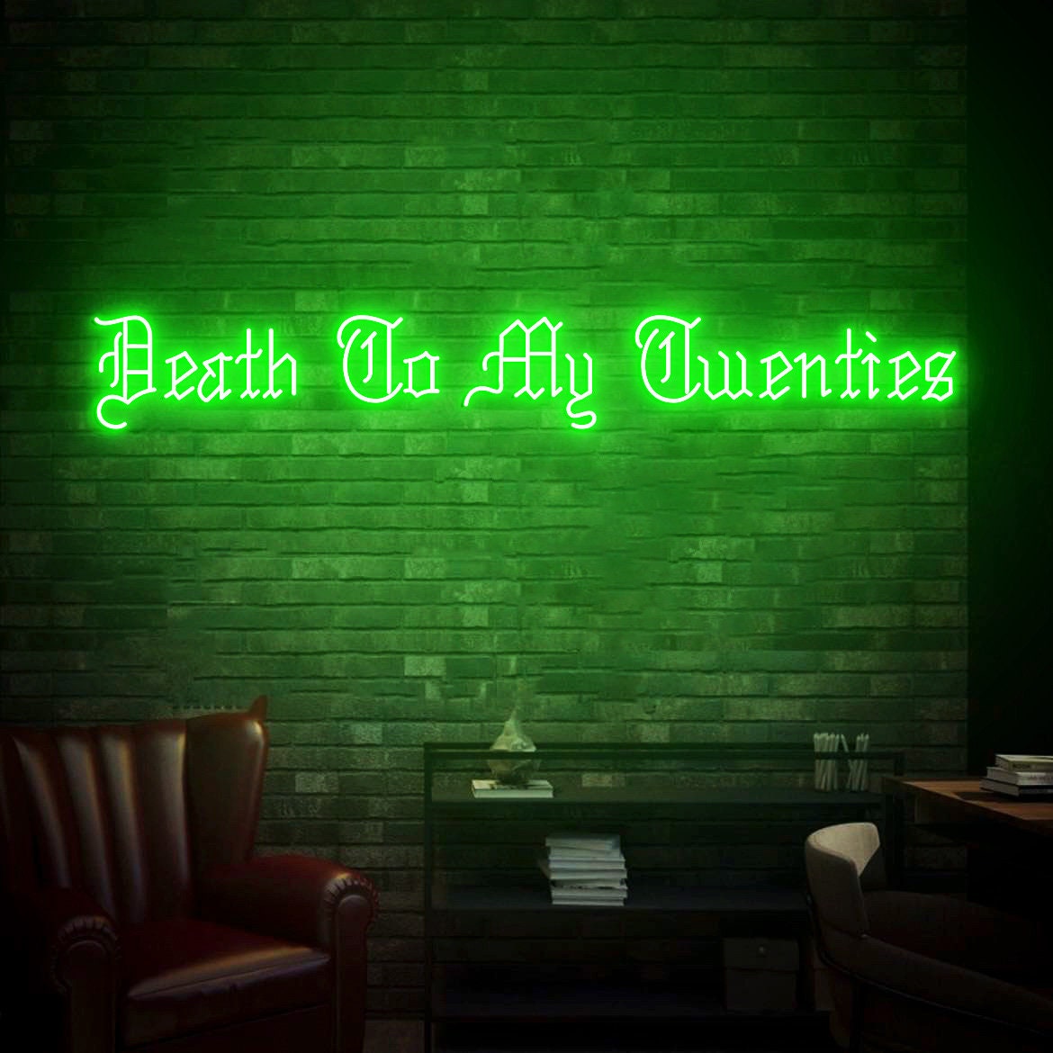Death to my Twenties Sign, Gothic Death to My 20s Birthday Party Neon Light Sign, Rip 20s Funeral Birthday Party Backdrop Decor