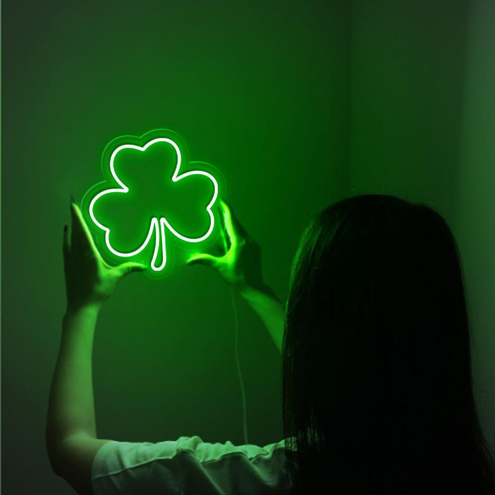 Shamrock Neon Sign Gifts, St Patrick's Day Neon Sign, Women Saint Patricks Day Neon, St Patricks Day, Saint Patricks Day Neon Sign Gifts