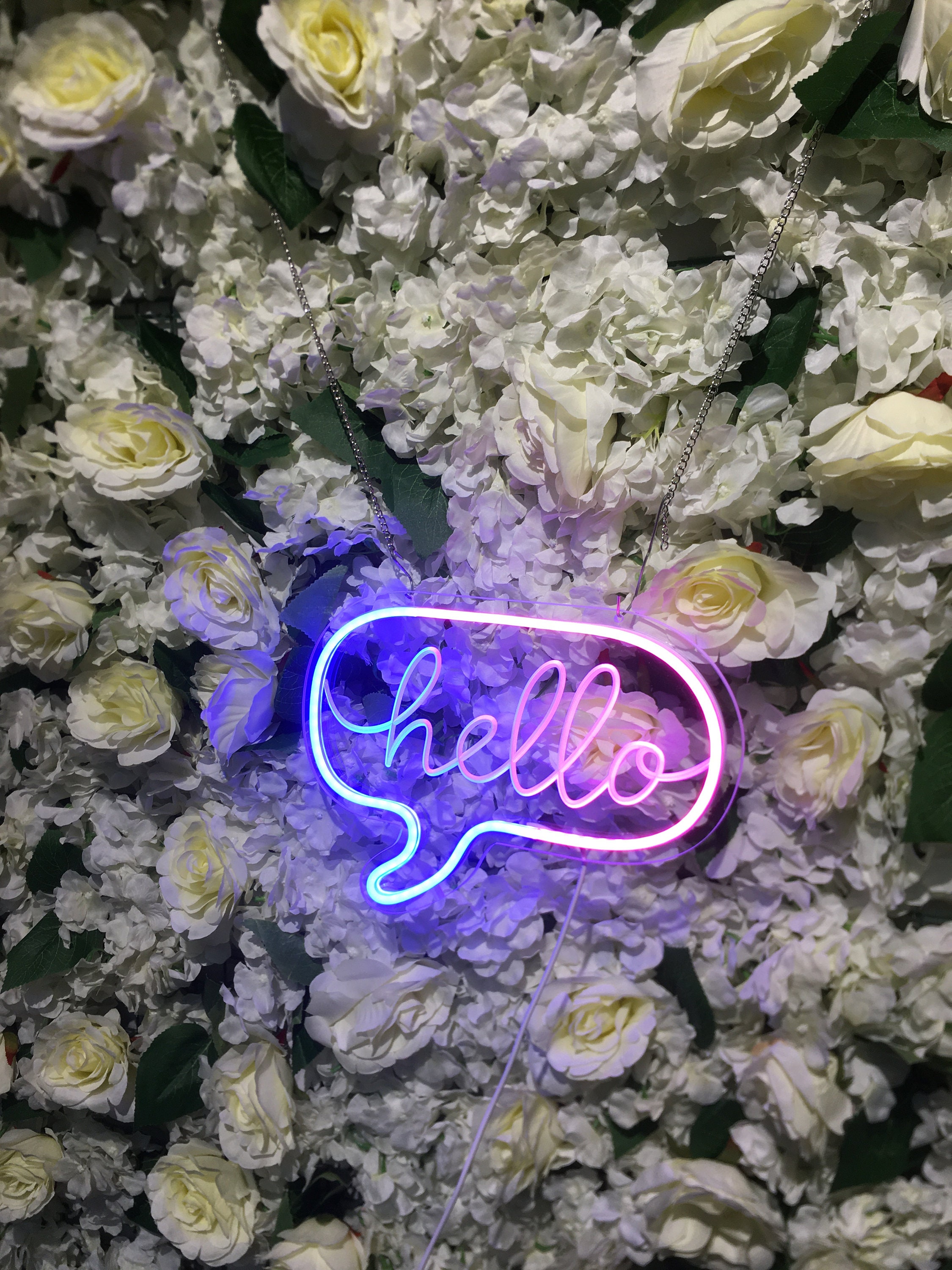 Neon Sign Light Hello Led USB 5v Personalized Birthday Decoration Room Bar Home Bedroom Party Wall Decor Neon Mural Ornament Gift