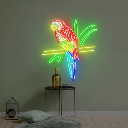 Parrot Neon Sign, Parrot LED Light, Parrot Neon Light, Parrot Led Sign, Animal Lover, Club Room Wall Decor, Bar Neon Light