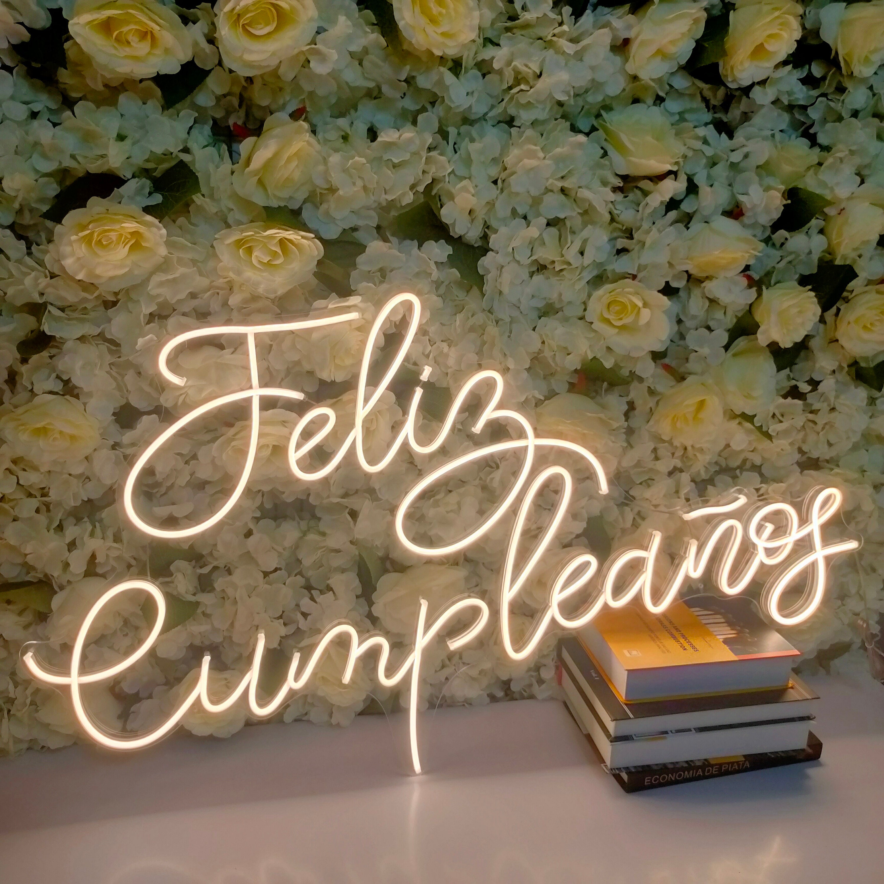 Custom Neon Sign Led Light French happy Birthday Decoration Wedding Decor For Party Home Bar Room Baby Shower Valentine Day Gift Wall Art