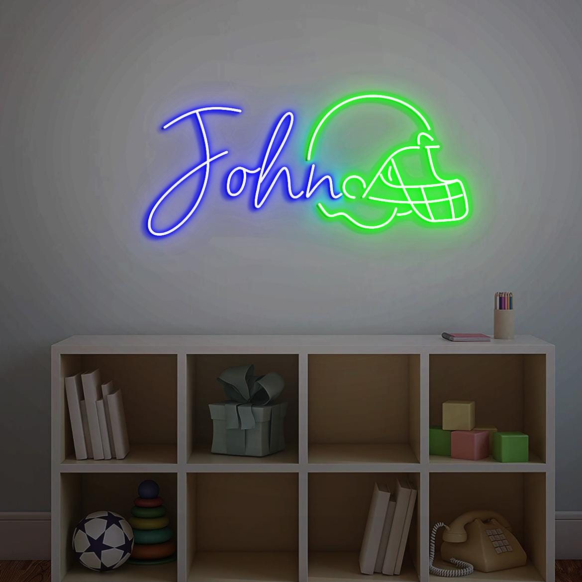 Custom Name Helmet Football Sign, Customized Football Helmet Wall Decor, Game Day Football Helmet Name Sign Gift, Personalize with Name