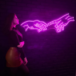 Hands of God Neon Sign, Hand of God Wall Art Neon Sign, Interior Bedroom Neon Light Decor, Hand of God Jesus Light Sign, Hand Joint Led Sign