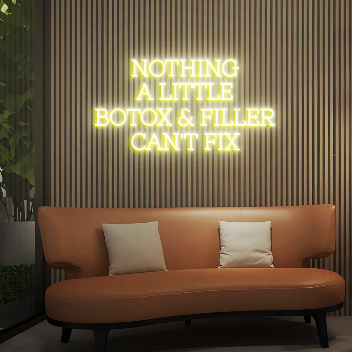 Nothing A Little Botox & Filler Can't Fix Sign, Custom Botox and Filler Sign for Injection Clinic, Medspa Decor, Beauty Aesthetics Wall Art