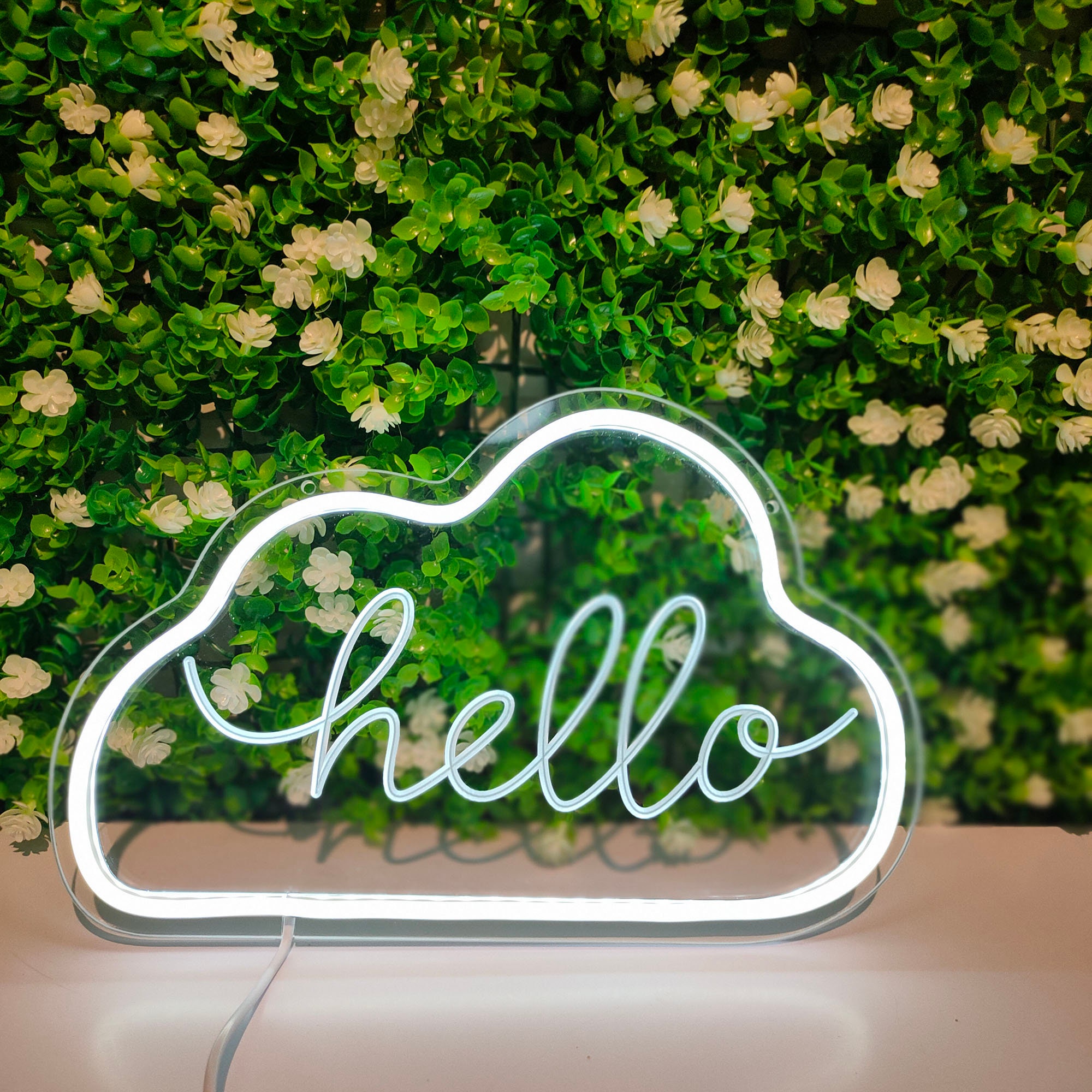Hello Neon Sign Custom Name For Kid Room Decoration Night Light For Desk Bedroom Boy Girl Gift Led Heart Wedding Bar Party Business Banner