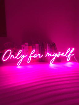 Custom Neon Sign| Only For Myself Neon Sign | Neon Sign Bedroom | Neon Sign Wall Decor | Neon Sign Art | Neon Light Led | Neon Light Signs