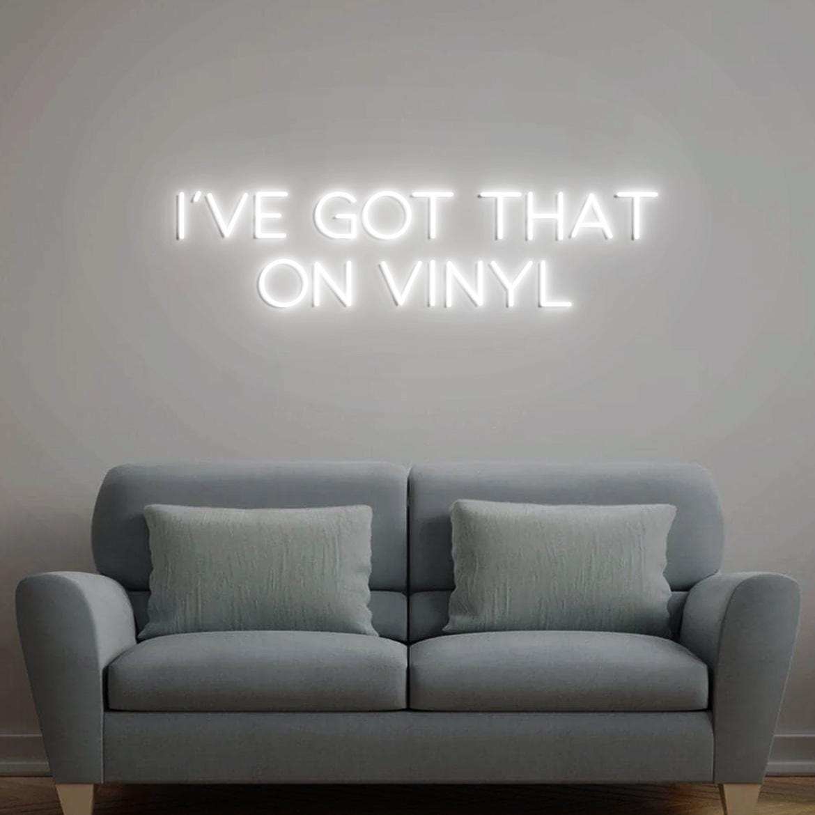 I've Got That on Vinyl, Vinyl Wall Neon Sign Decor, Music Bedroom Wall Sign, On Vinyl Record Sign, Music On Vinyl, Vinyl Record Store Decor