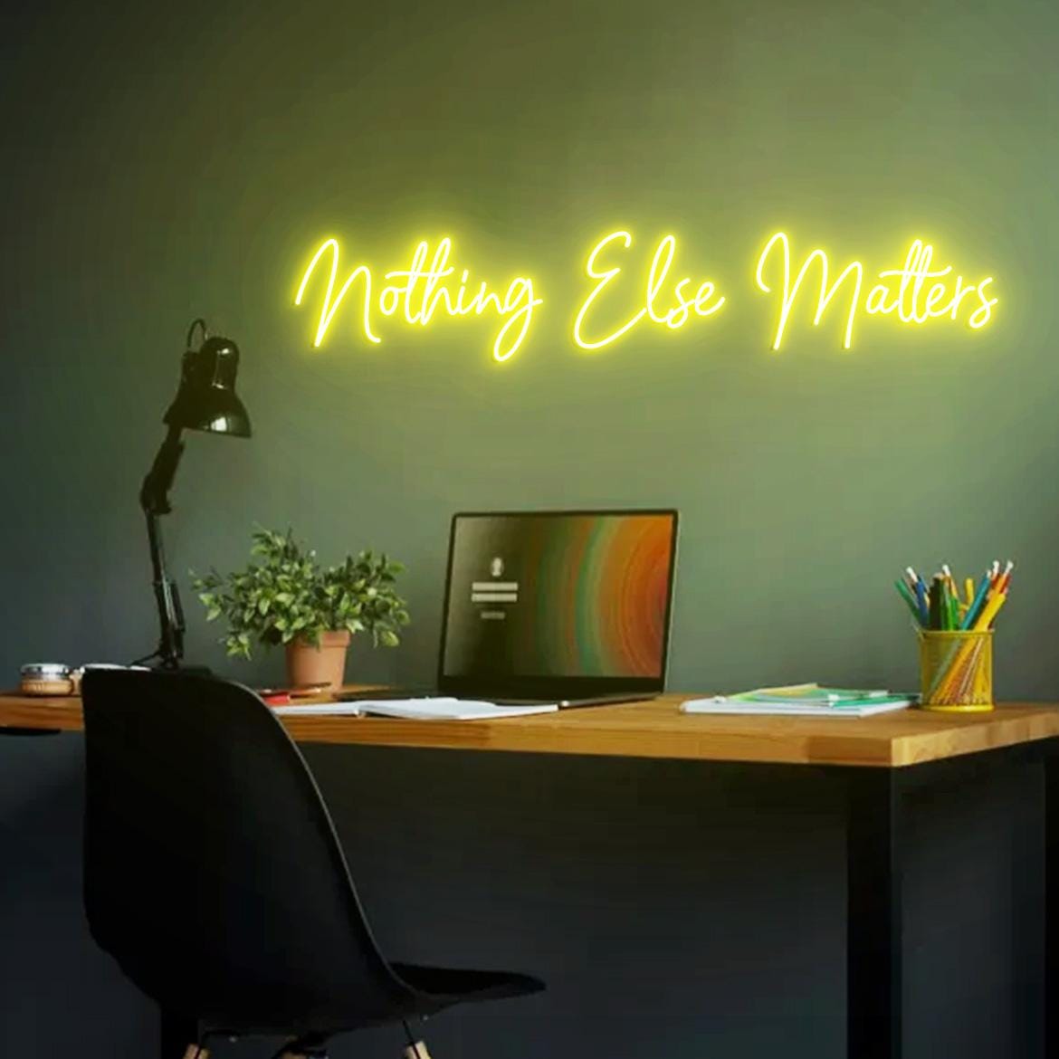 Custom neon Sign Nothing Else Matters, Sign Home Wall Decor, Living Room Sign Decor, Custom Neon Light Wedding Backdrop Decor