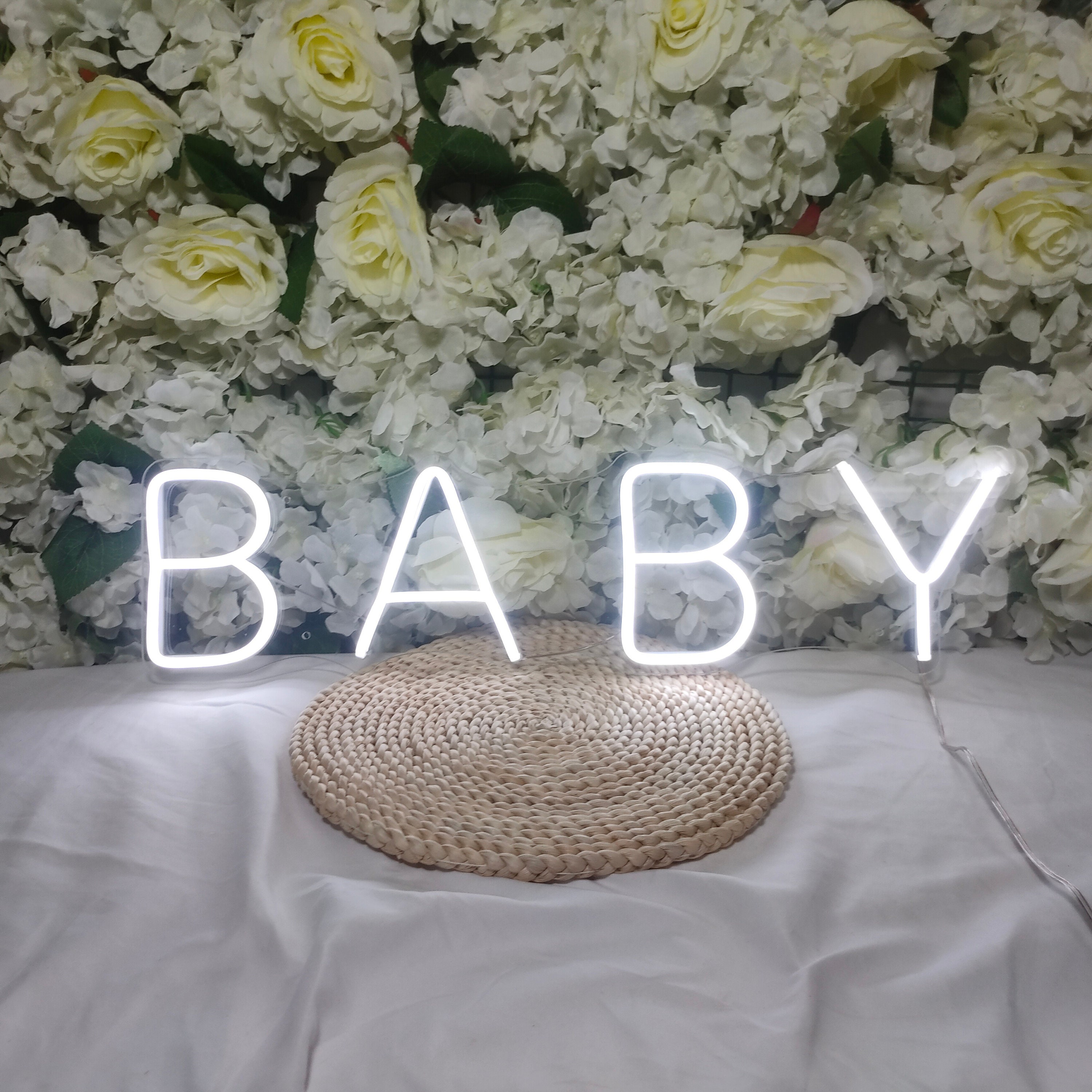 Neon Light Sign Custom Oh Baby Wedding decoration engagement party First birthday Gift 12V led Wall Room Home Bar Baby Shower Gender Reveal