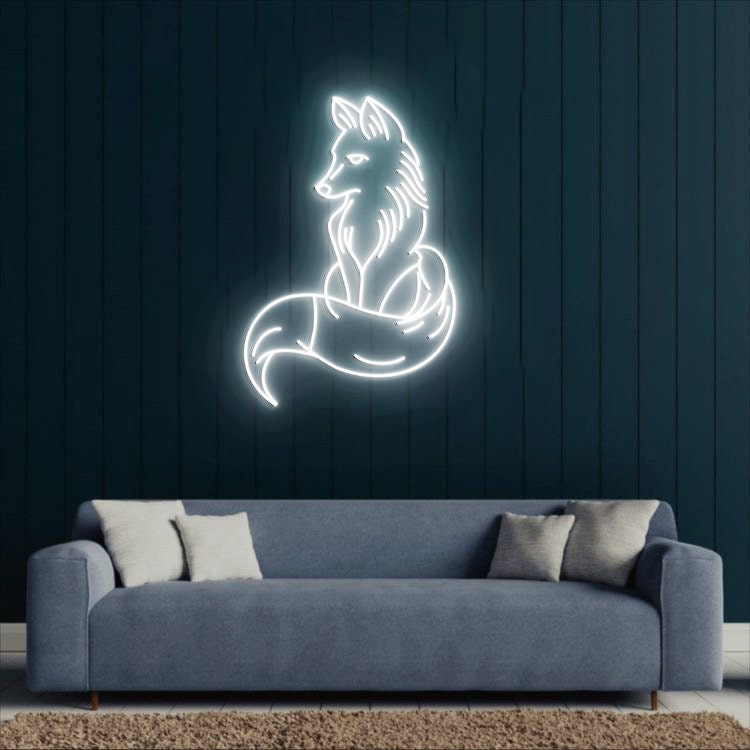 Fox Neon Light, Fox led Sign, Fox Room Decor, Personalized Fox Animal Neon Sign Light