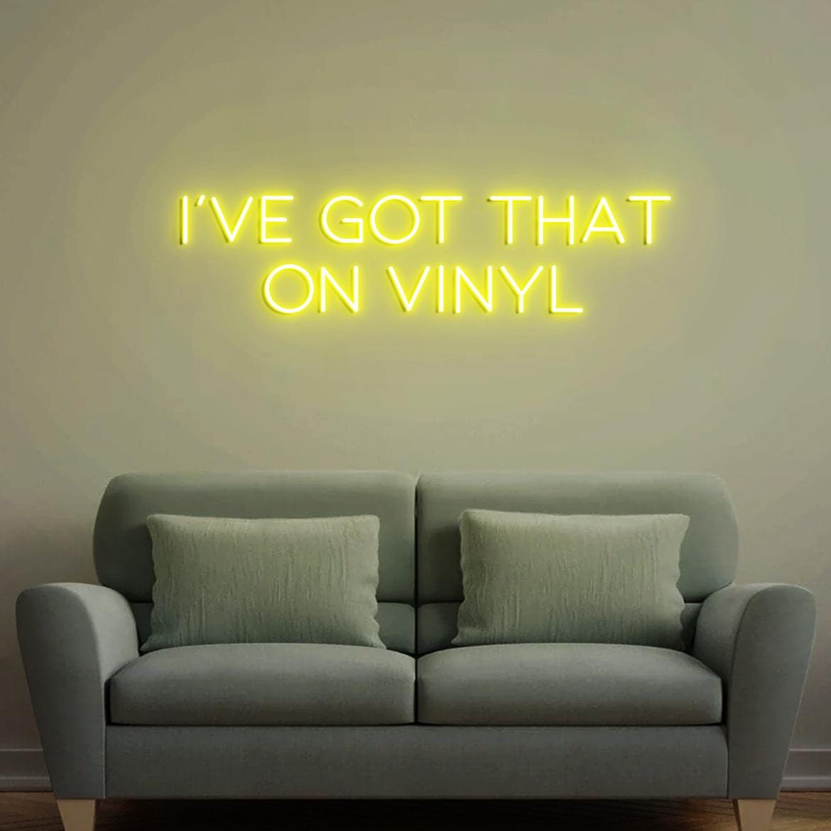 I've Got That on Vinyl, Vinyl Wall Neon Sign Decor, Music Bedroom Wall Sign, On Vinyl Record Sign, Music On Vinyl, Vinyl Record Store Decor