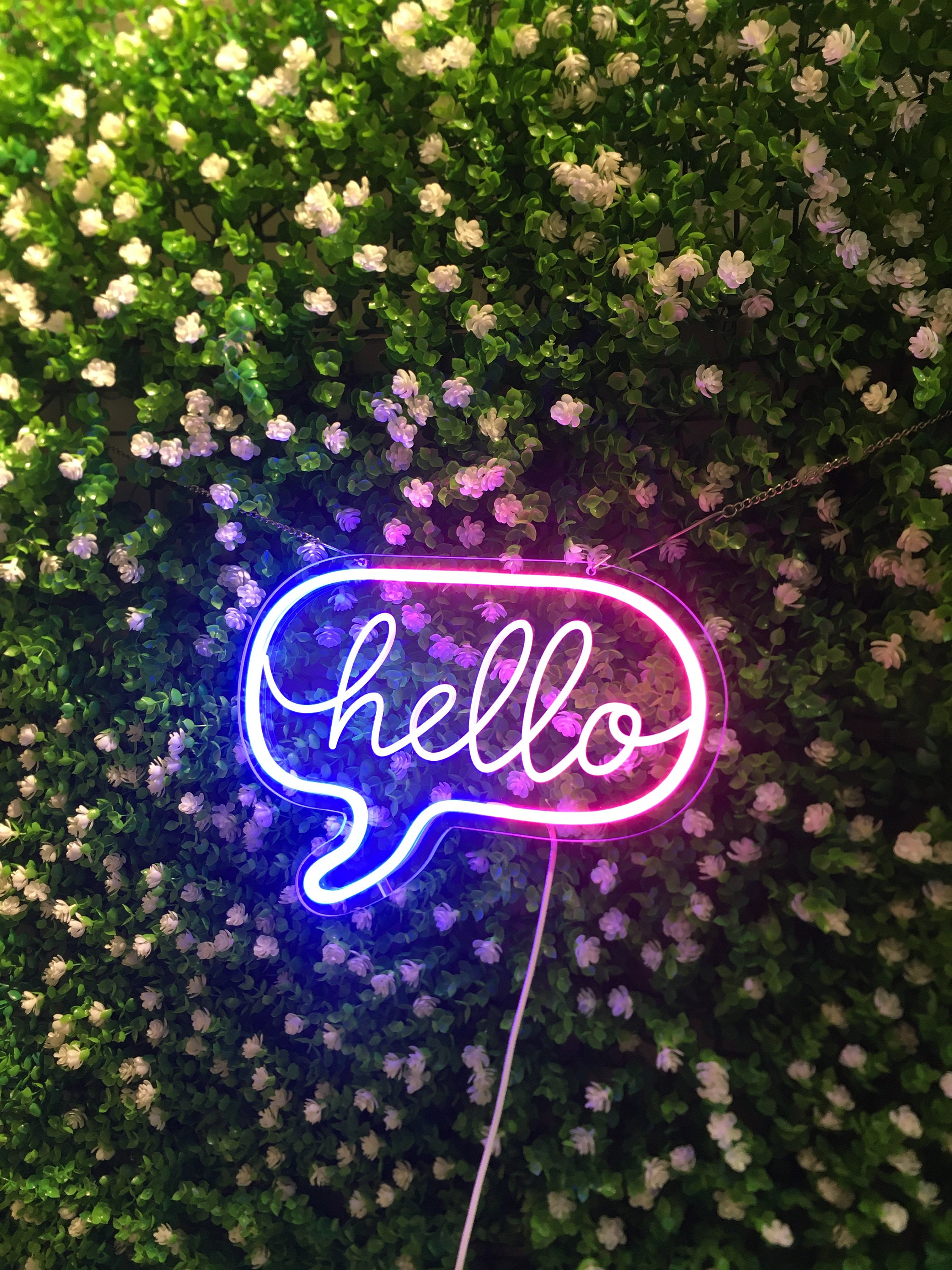 Neon Sign Light Hello Led USB 5v Personalized Birthday Decoration Room Bar Home Bedroom Party Wall Decor Neon Mural Ornament Gift