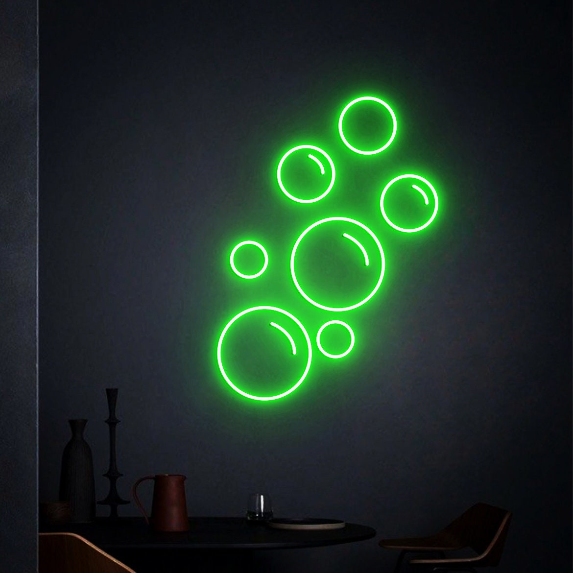 Bubbles Neon Sign, Champagne Wall Decor, Champagne Wall Party Decorations, Wedding Decoration, Champagne decor, Wedding backdrop