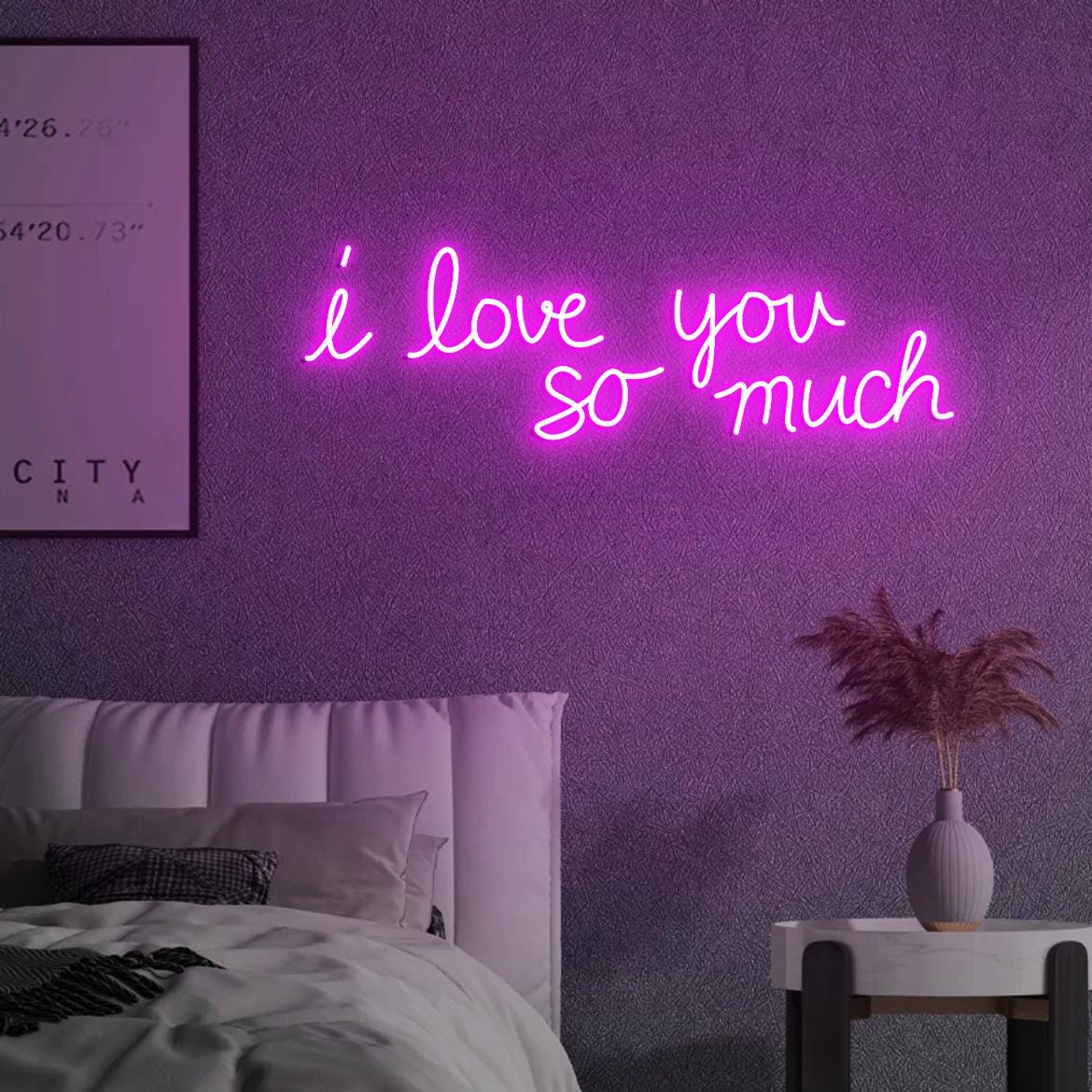 Austin I love you so much Neon Sign, Texas Wedding Backdrop Decor, Austin Wedding Reception, Gift for Wedding in Austin
