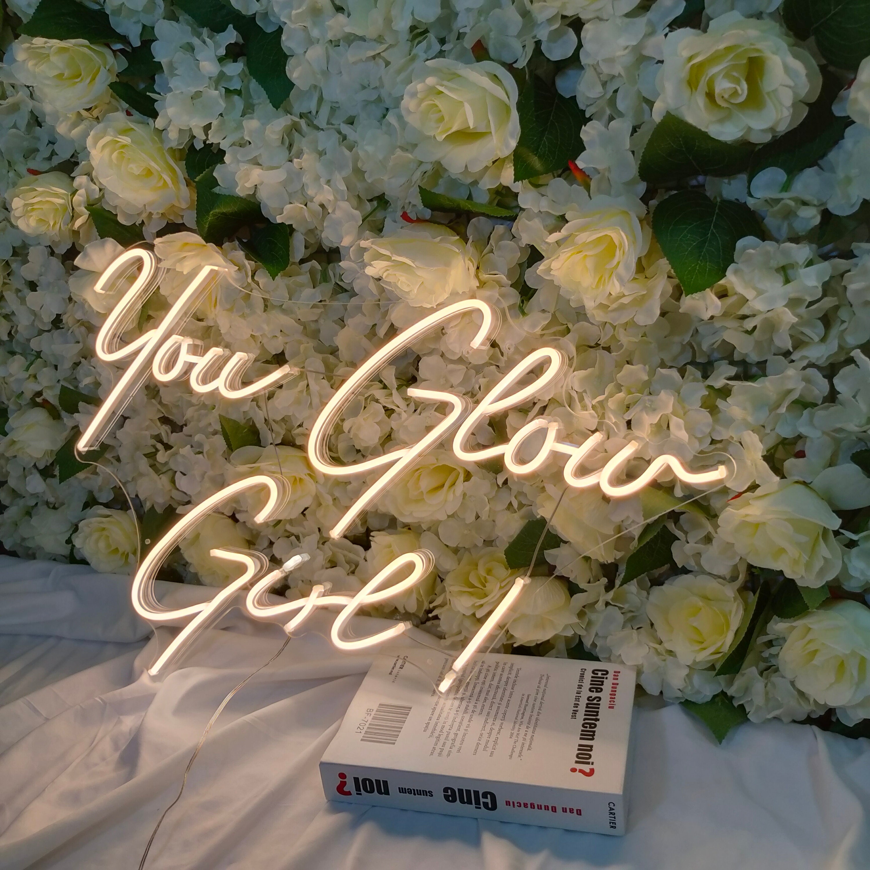 Custom Neon Sign You Glow Girl Neon Sign Bedroom Neon Sign Wall Decor Wedding Neon Sign Neon Name SignNeon Light Sign For Wall