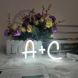 Neon Sign Custom Name Light Wedding Decor Birthday Gift Children's Bedroom Home Party Kids Room ornament Creativity anniversary Led Light 5V