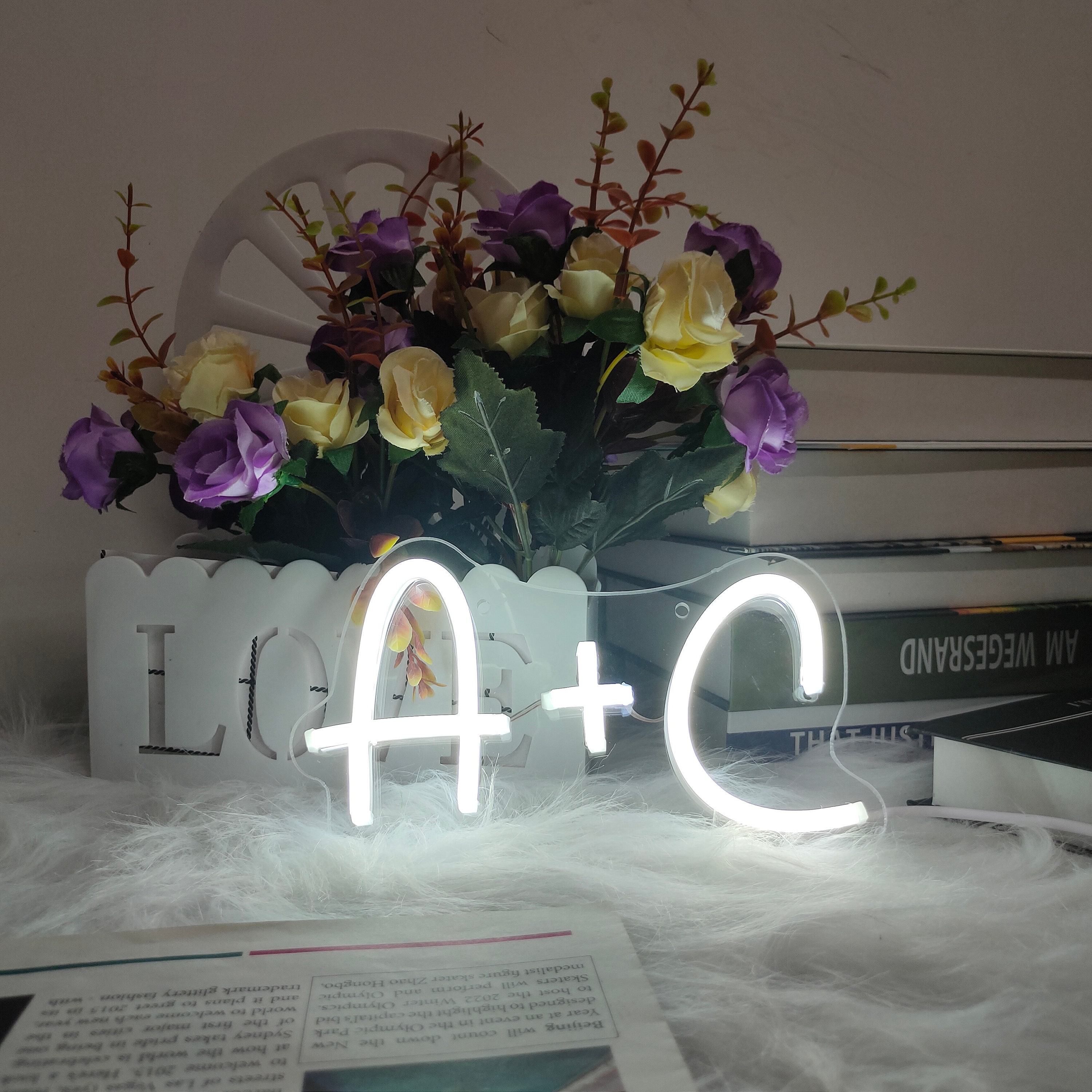 Neon Sign Custom Name Light Wedding Decor Birthday Gift Children's Bedroom Home Party Kids Room ornament Creativity anniversary Led Light 5V