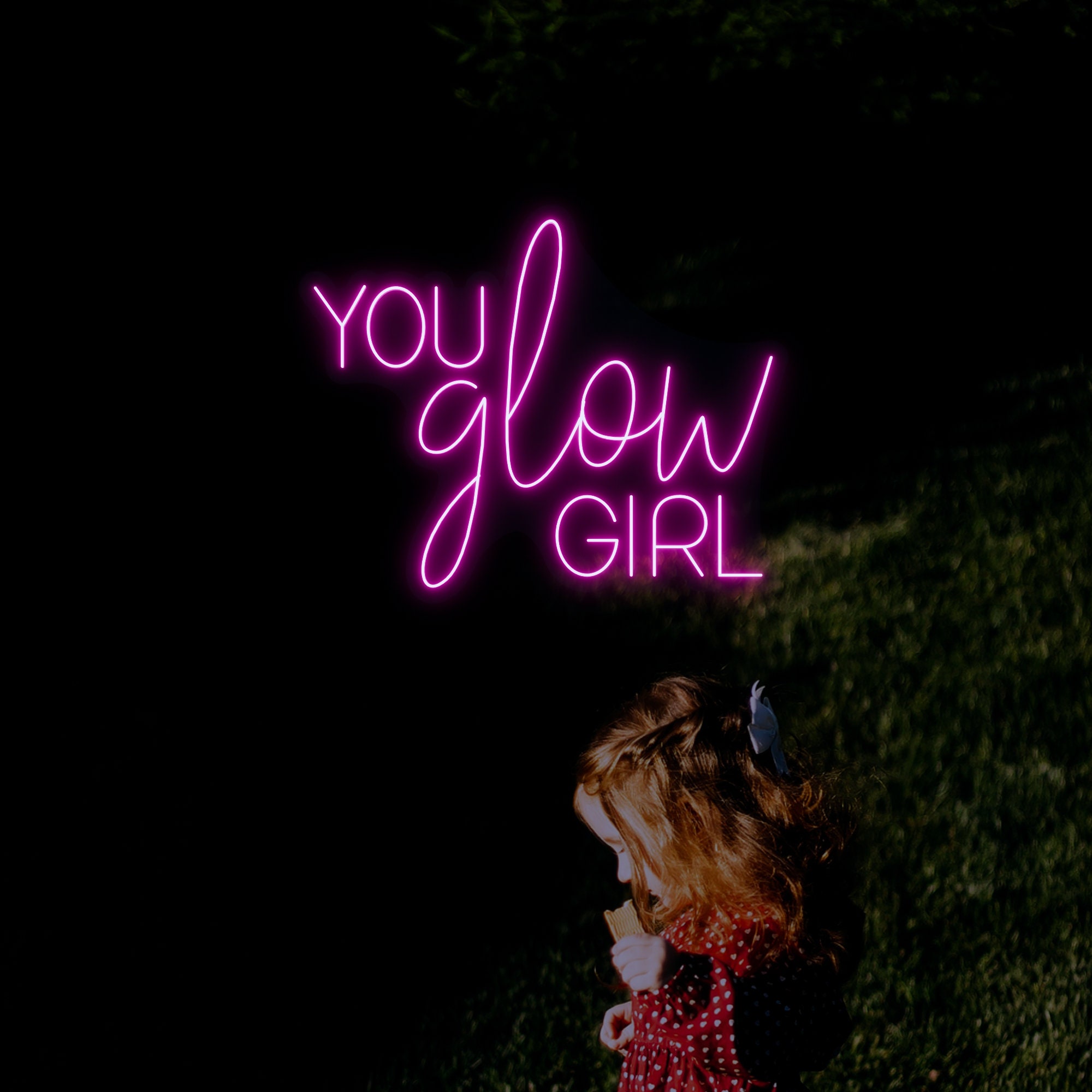 You Glow Girl neon sign/Custom Neon Sign Bedroom/Led Signs Room Decor/Neon Signs Personalized Gifts/Party decor/Wedding Neon Light