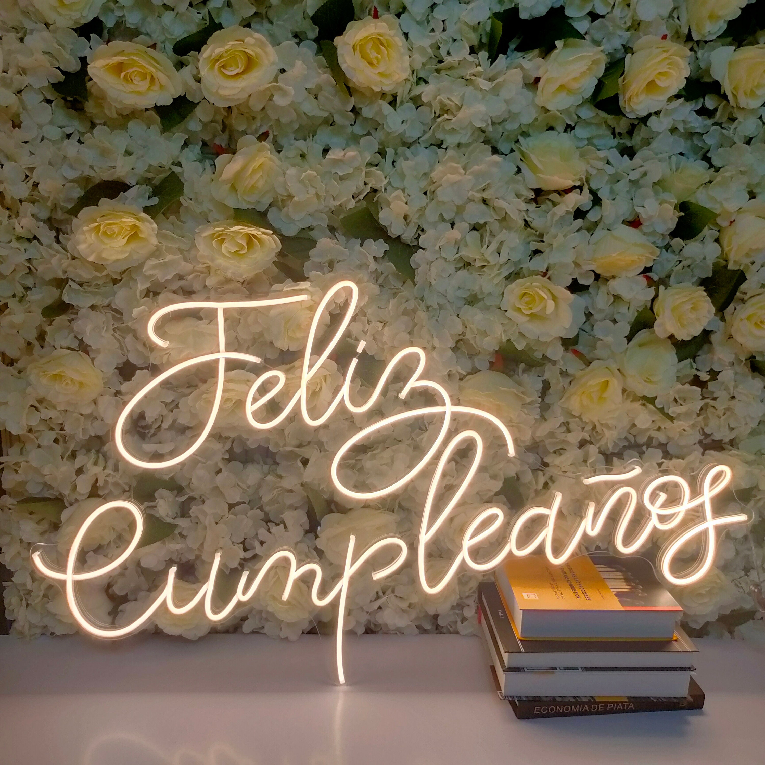 Custom Neon Sign Led Light French happy Birthday Decoration Wedding Decor For Party Home Bar Room Baby Shower Valentine Day Gift Wall Art