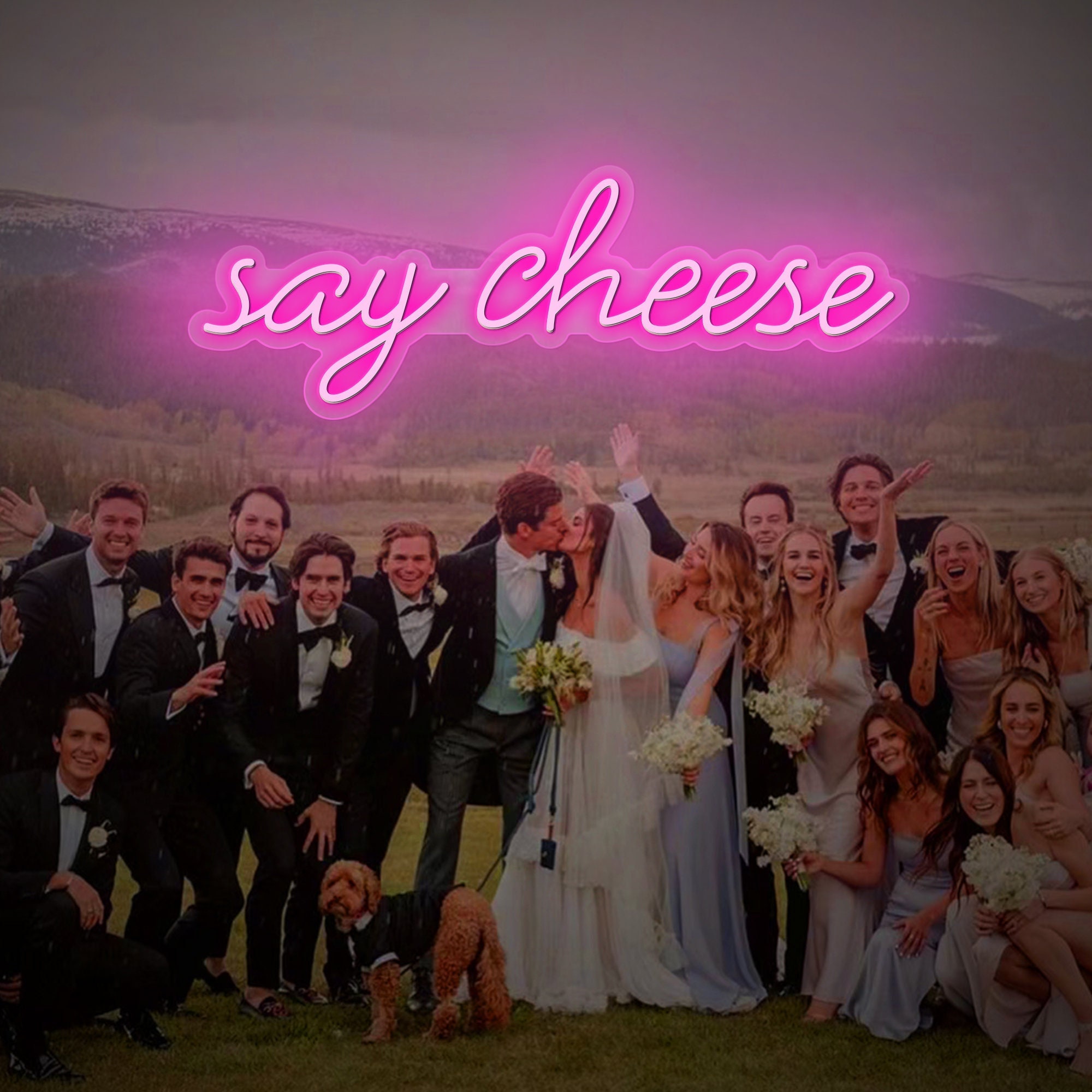 Say Cheese Neon Sign| Say Cheese Lignt Up| Party Neon Sign|LED Sign For Home Decor|Say Cheese Led Neon Sign|Room Wall Decor|Cheese Led Sign