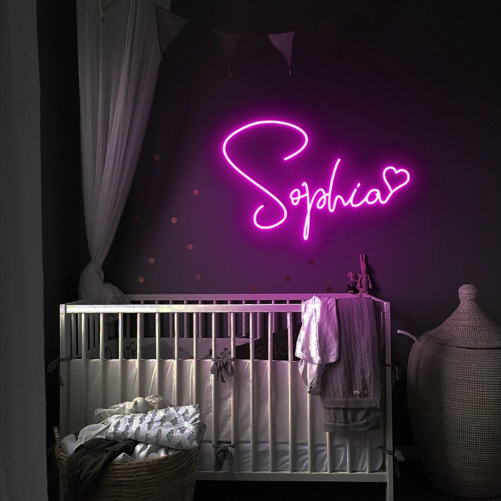Custom Name Neon Sign For Kids, Neon Sign Bedroom, Neon Sign Custom, Neon Sign Bedroom Decor, Kids Room Decor Home Decor, Gift For Kids.
