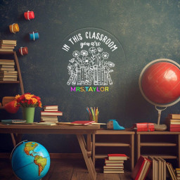 Custom Name Teacher Neon Sign, Teacher Appreciation, It's A Good Day To Read, Classroom Door Hanger, Personalized Language Teacher Neon Sign