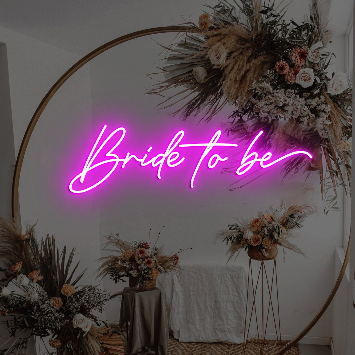 Bride to be, Led Neon Lights, Custom Neon Sign for Wedding Party Decor,Personalized Gift For Bride