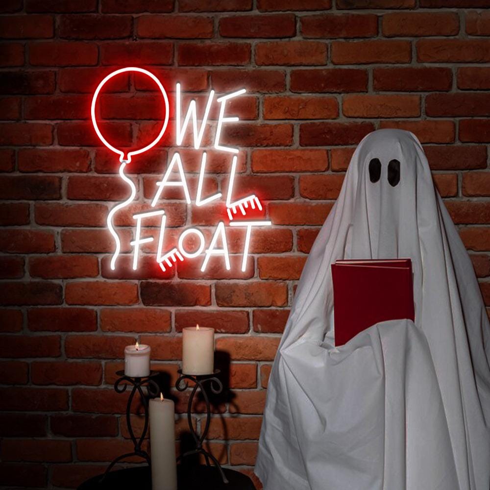 Haunted Neon, Halloween Party, Halloween Neon, Hocus Pocus Neon, Halloween Funny, Halloween Spooky Shirt, Ghost, Clown, Halloween Float Neon